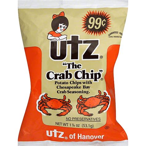 Utz Potato Chips "The Crab Chip" | Potato | Foodtown