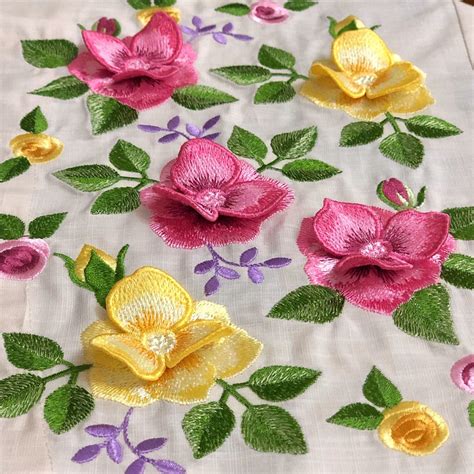 Flower Applique Machine Embroidery Designs