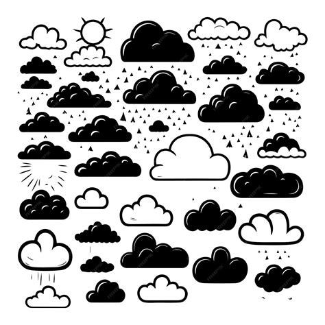 Premium Vector | Cloud vector icon, logo set. cloud line art vector ...