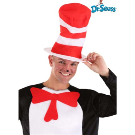 PartyMart. CAT IN THE HAT PLUSH HATS - ADULT