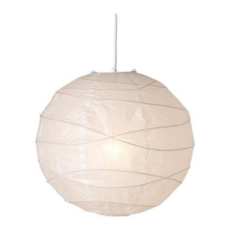 Ikea REGOLIT Handmade 45cm WHITE Unique RICE PAPER PENDANT CEILING LIGHT SHADE | eBay