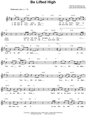 "Be Lifted High" Sheet Music - 2 Arrangements Available Instantly - Musicnotes