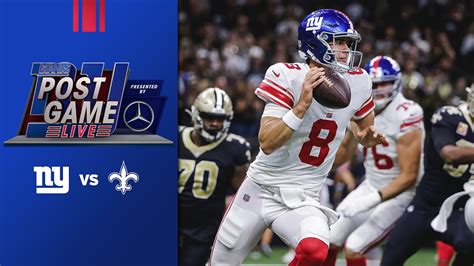 Giants Postgame Live: Giants vs. Saints Week 4 - YouTube