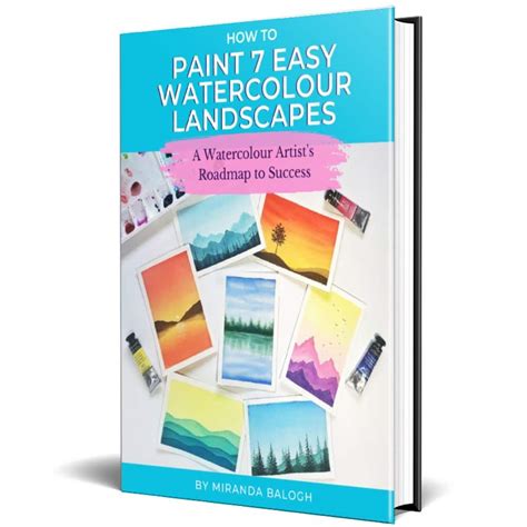 Watercolour Landscapes E-book | Miranda Balogh