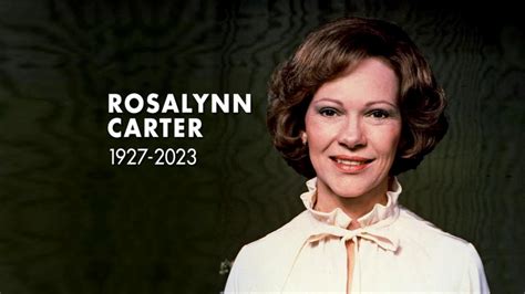 Former first lady Rosalynn Carter dies at 96 - Good Morning America