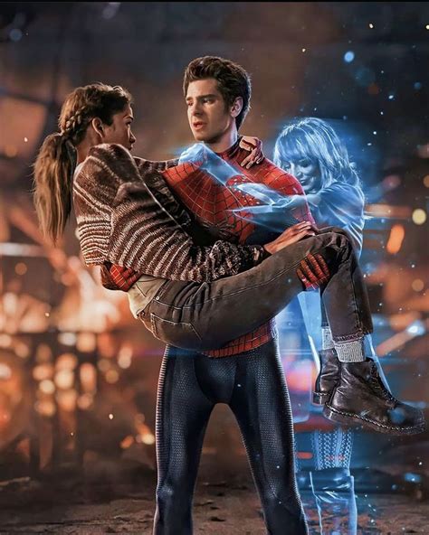 “Spider Man: No Way Home” (2021) fanart; Zendaya, Andrew Garfield and Emma Stone as MJ, Spider 3 ...