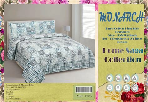 Size: King Size Cotton Gifting Bed Sheet, For Home at Rs 650/piece in Jaipur