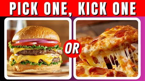 PICK ONE, KICK ONE | Food Edition - YouTube