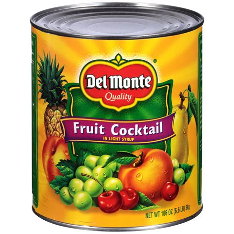 Del Monte Fruit Cocktail in Light Syrup, 106 oz can - Walmart.com