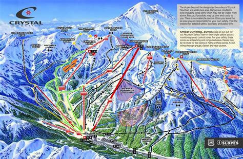 Crystal mountain hiking trail map | mountainnational