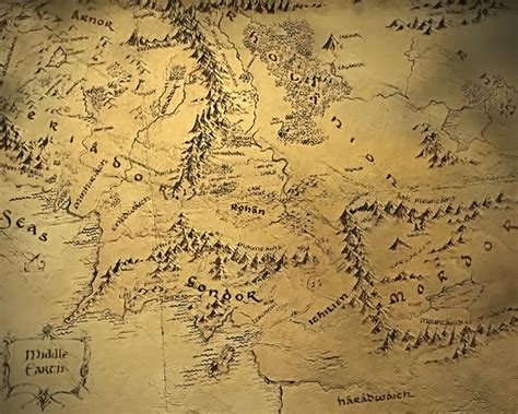 Lord Of The Rings Map Wallpapers - Wallpaper Cave