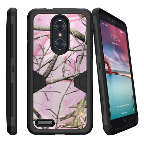 ZTE Zmax Pro Case | ZTE Zmax Pro Holster Case | Zmax Pro Phone Case [Max Defense] Dual Layer ...