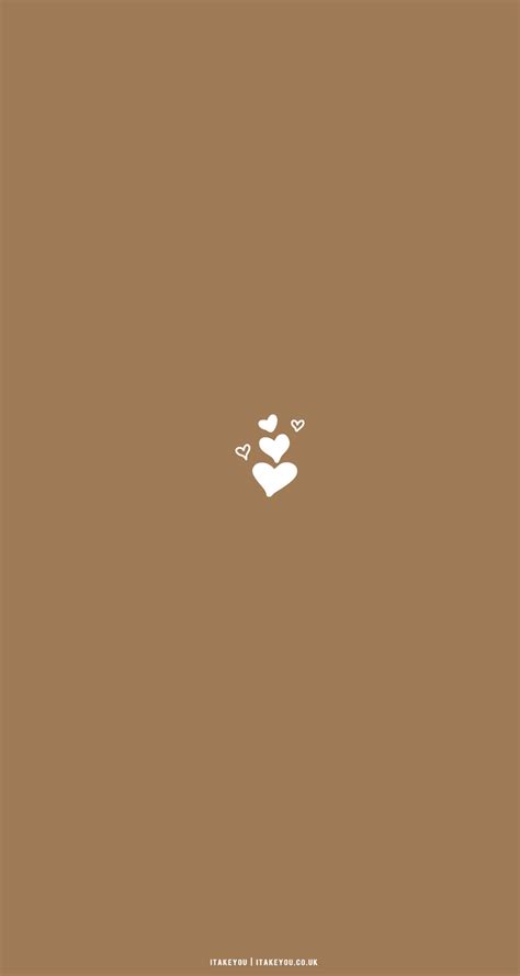 30 Cute Brown Aesthetic Wallpapers for Phone : Lots of Love Aesthetic ...