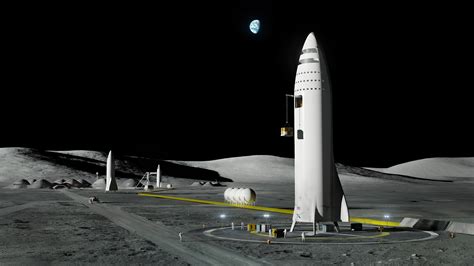 SpaceX Moon Base (SpaceX) - TESLARATI