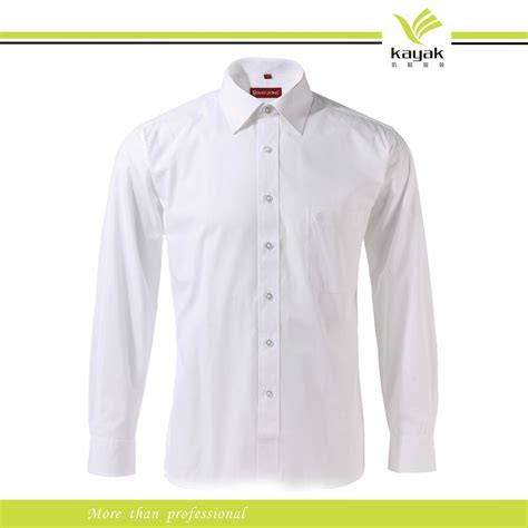 China Hombre de color blanco vestido Formal camisas – Comprar Camisa de vestir en es.made-in ...