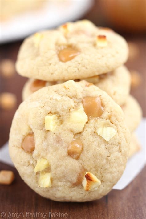 Caramel Apple Cookies | Amy's Healthy Baking