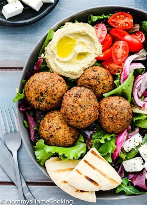 Easy Falafel Salad Bowls - Mommy's Home Cooking