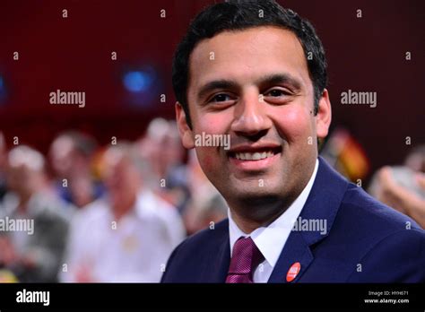 Scottish Labour deputy leader Anas Sarwar arrives at a Scottish Labour ...