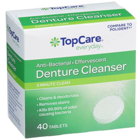 TopCare Denture Cleanser Tablets | Hy-Vee Aisles Online Grocery Shopping