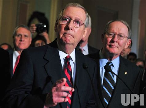 Photo: The Senate GOP Leadership speaks on the 112th Congress in ...