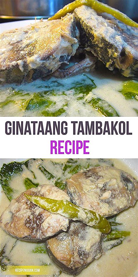 The Ginataang Yellowfin or Tambakol is quite easy, quite simple to make, and quite delicious too ...