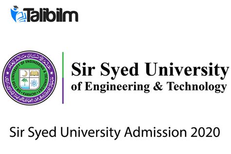 Sir Syed university admission 2020 - Sir Syed University