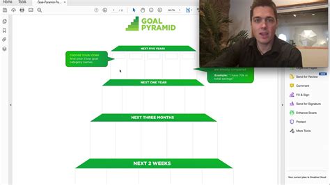 Goal Pyramid – Goal Setting Template - YouTube