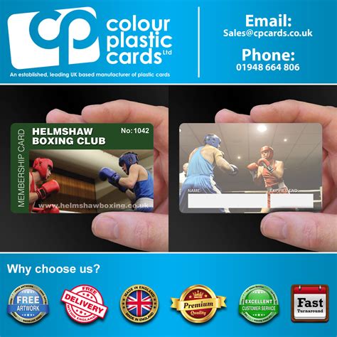 Boxing Club Membership Card Printing - CPcards