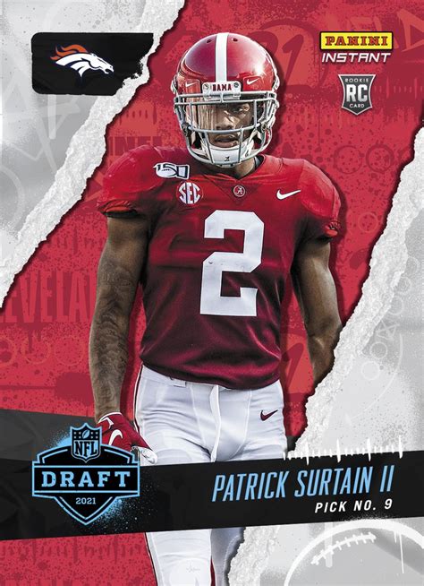 Denver Broncos: Panini America releases Patrick Surtain II rookie card - Mile High Report