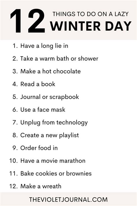 Winter Hobbies: 12 Fun Things To Do On a Lazy Winter Day at Home ...