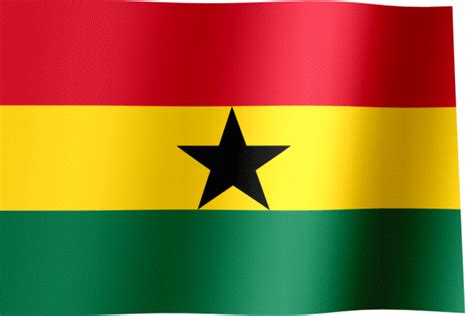 Ghana Flag GIF | All Waving Flags