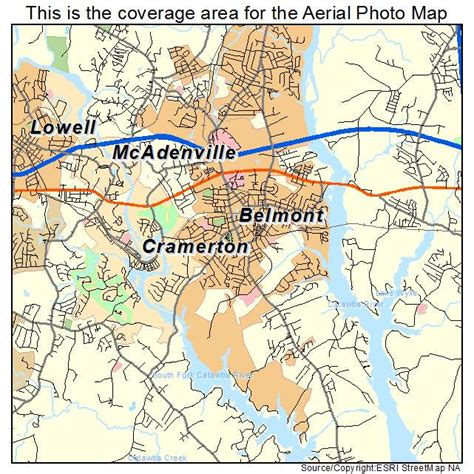 Aerial Photography Map of Belmont, NC North Carolina