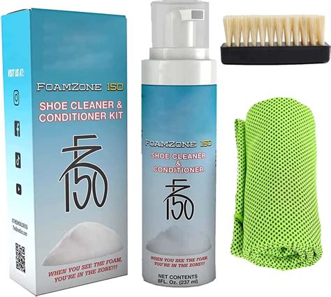 QWEN FZ150 Shoe Cleaner, Foamzone 150 Shoe Cleaner Kit, Shoe Cleaner Foam, White Shoe Polish ...