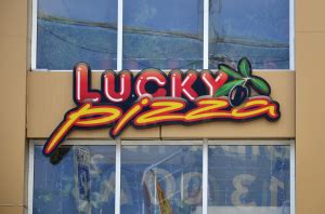 lucky pizza - Smart Photo Stock