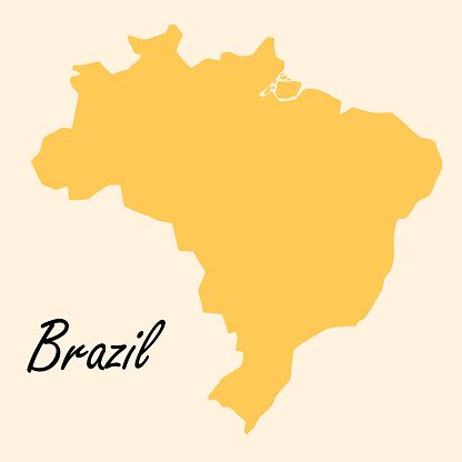 Doodle Freehand Drawing Of Brazil Map Stock Illustration - Download Image Now - Abstract, Art ...