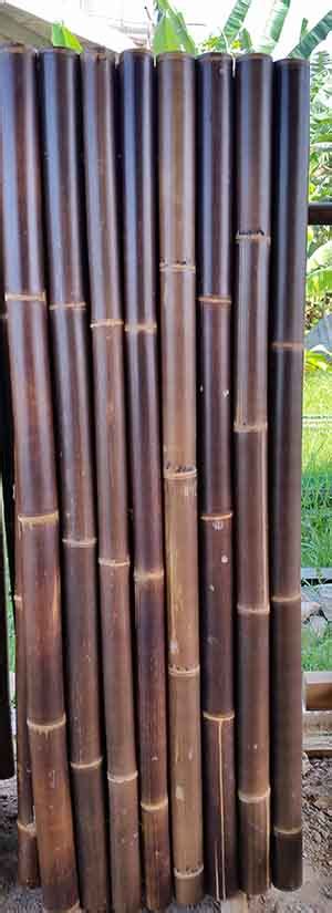 Black Bamboo Pole