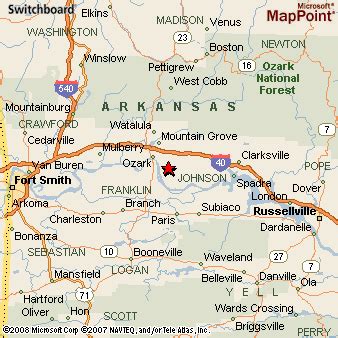 Altus, Arkansas Area Map & More