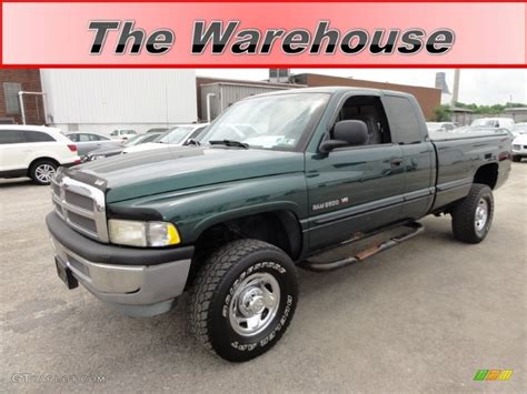 1999 Emerald Green Pearl Dodge Ram 2500 SLT Extended Cab 4x4 #50870326 ...