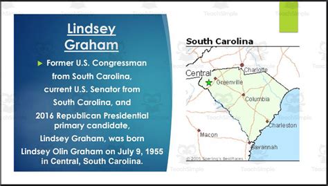 Senator Lindsey Graham (SC) Biography PowerPoint by Teach Simple