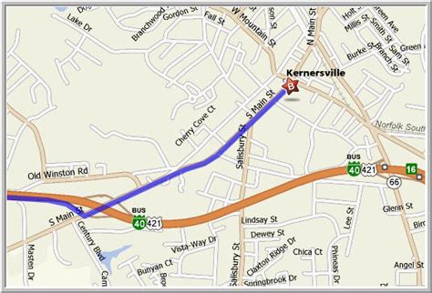 Directions to PPA Kernersville Office