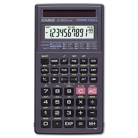 Casio FX-260 Solar All-Purpose Scientific Calculator, 10-Digit LCD ...