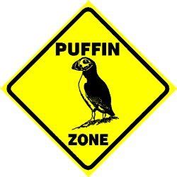 Amazon.com: PUFFIN CROSSING bird pet exotic street sign: Home & Kitchen