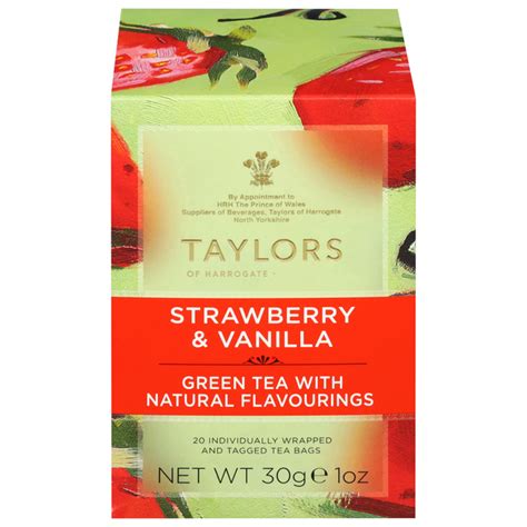 Save on Taylors of Harrogate Strawberry & Vanilla Green Tea Bags Order ...