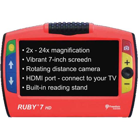 Ruby 7 HD Handheld Video Magnifier
