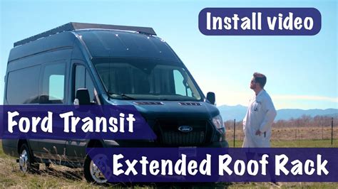 Ford Transit Extended roof rack install AVC RIG - YouTube