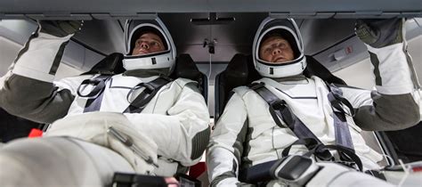 Crew Dragon Displays and Crew Spacesuits Ready for Mission to Space Station – Commercial Crew ...