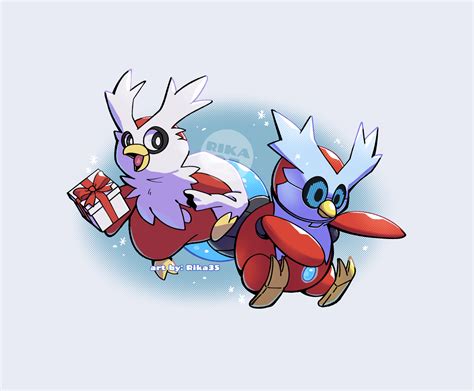 Delibird and Iron Bundle by Rika35 on Newgrounds