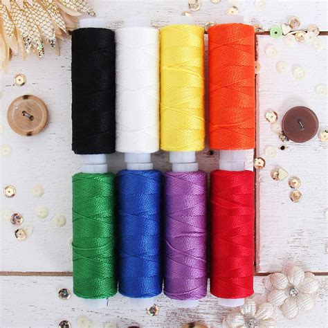 Pearl Cotton Thread Set Rainbow Colors — Threadart.com