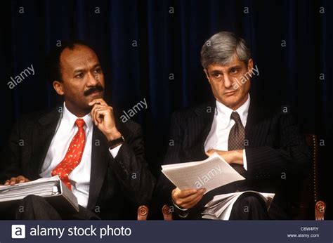 Treasury Secretary Robert Rubin and Franklin Raines Director of the ...