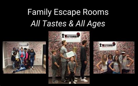 Family Escape Room | All Tastes & All Ages | Mastermind Room Escape